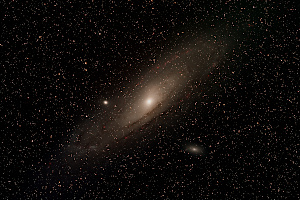 Andromeda Galaxy with H-alpha